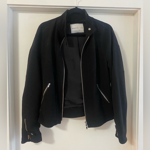 Babaton 1-01 Black Women’s Jacket Size L - Picture 2 of 4